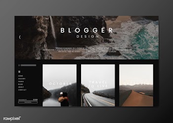 Blog main page template | Free stock vector - 575176