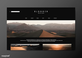 Blog main page template | Free stock vector - 575186