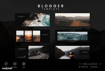 Blog main page template | Free stock vector - 575201