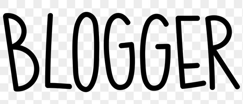 Blogger png word sticker typography, | Free PNG - rawpixel