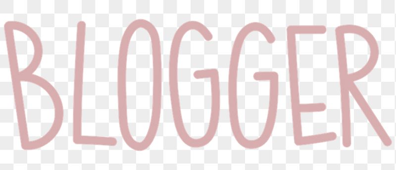 Blogger png word sticker typography, | Free PNG - rawpixel