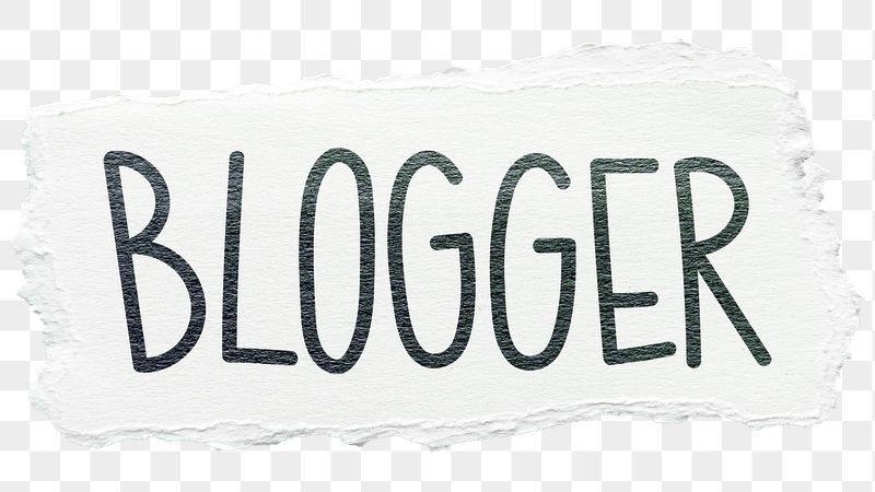 Blogger png word sticker typography, | Free PNG - rawpixel
