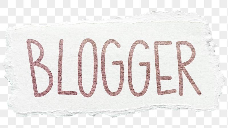 Blogger png word sticker typography, | Free PNG - rawpixel