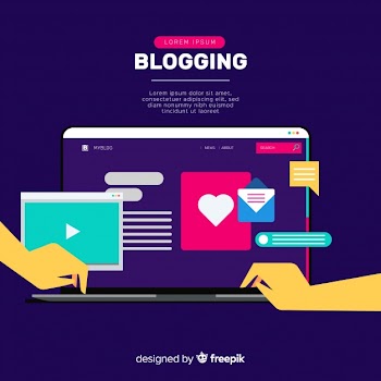 Blogging concept