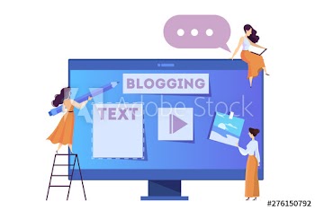 Blogging concept