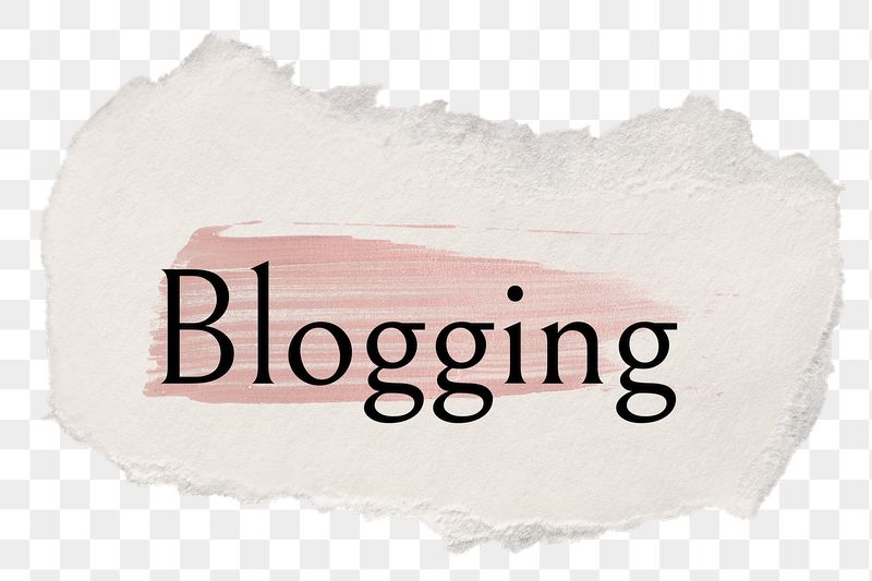 Blogging png ripped paper word | Free PNG - rawpixel