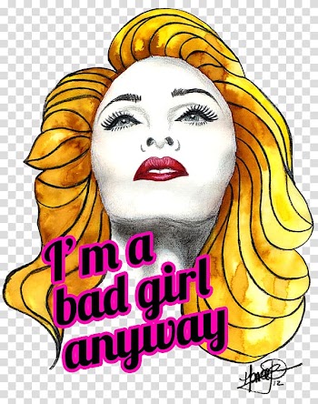 Blond Ambition World Tour Comics Cartoon Comic book, watercolor crayons transparent background PNG clipart