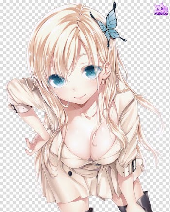 Blond Anime Mangaka, Anime transparent background PNG clipart