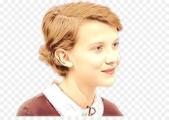 Blond, Hair, Pixie Cut, Face PNG