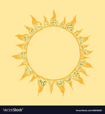 Blood cells circle background in flat style vector image