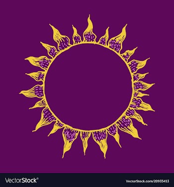 Blood cells circle background in flat style vector image