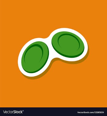 Blood cells paper sticker on stylish background vector image