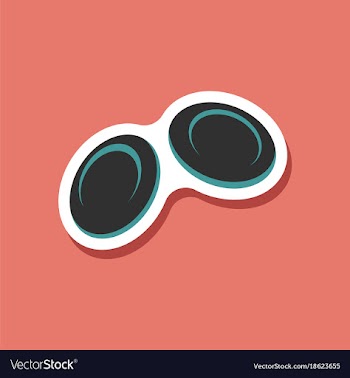 Blood cells paper sticker on stylish background vector image