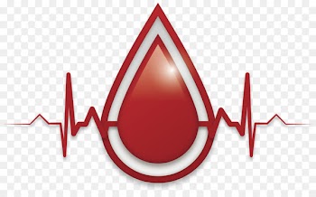 Blood donation Blood bank - Vector Hand-painted drops of blood heartbeat 