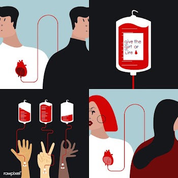 Blood donation concept vector illustration | Free stock vector - 462265