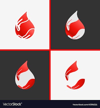 blood donation logo with