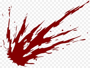 Blood Drawing Clip art - Blood Splatter Png 