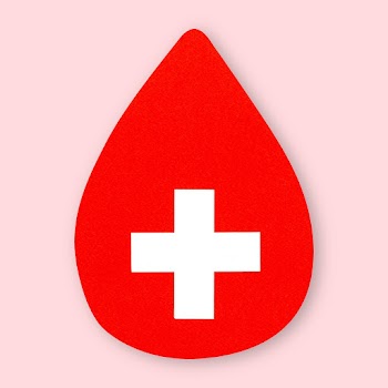 Blood drop paper medical cross health DIY… | Free stock illustration | High Resolution graphic