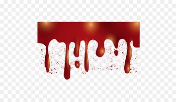 Blood Font - Halloween bloody border 