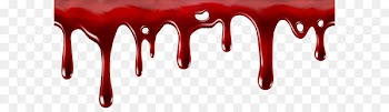 Blood Heart Viva Brazil Glasgow - Dripping Blood Decor Transparent PNG Clip Art Image 