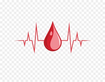 Blood Icon - Vector blood heartbeat 