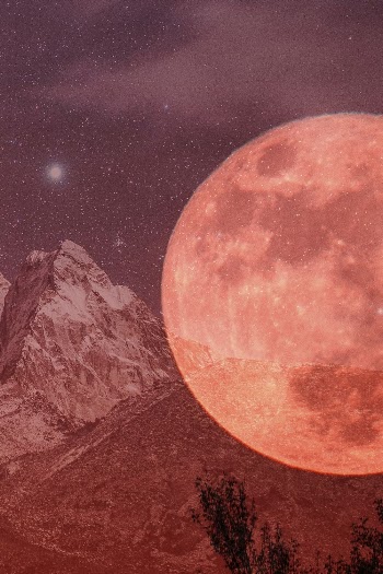 Blood moon background, dark fantasy | Free Photo - rawpixel