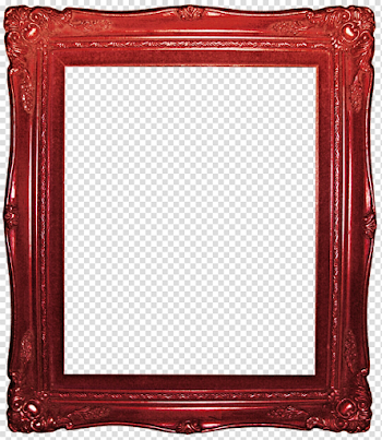 Blood Red Frame Download Transparent PNG Image