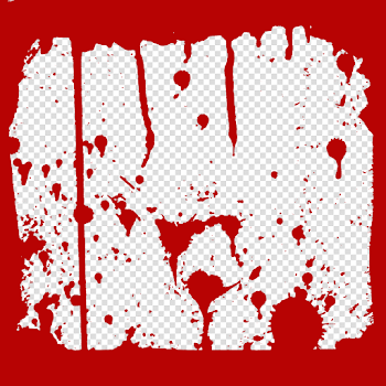 Blood Red Frame PNG High-Quality Image