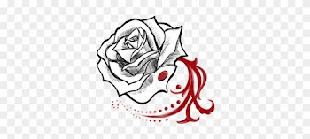 Blood Rose By Hisuikaihane On Deviantart - Rose With Blood Drawing