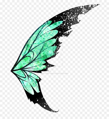 Bloom Fairy Clip art - Green Fairy Wings Png 