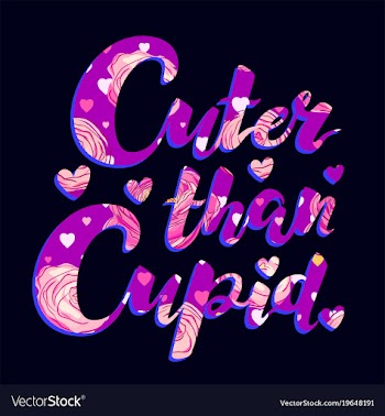 Blooming flowers patterned cuter than cupid vector image