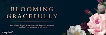 Blooming gracefully banner | Free stock vector - 583011