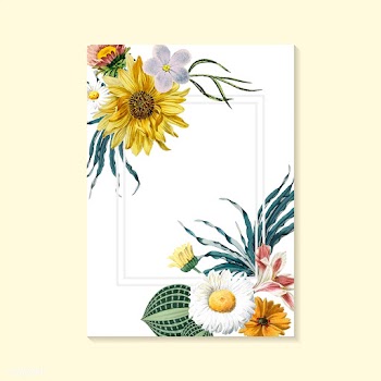 Blooming greeting card | Free stock vector - 545011
