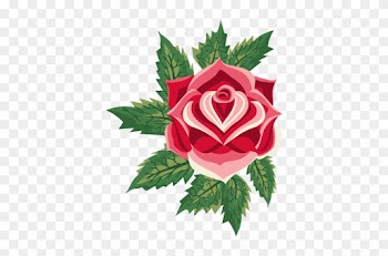 Blooming Rose Icon - Rose Illustration Png