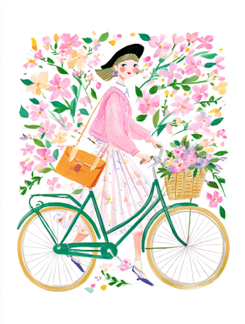 Blooming Spring Bicycle Ride