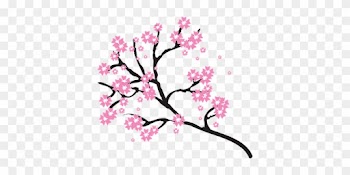 Blossoms Branch Cherry Floral Flowers Natu - Cherry Blossom Tree Clipart