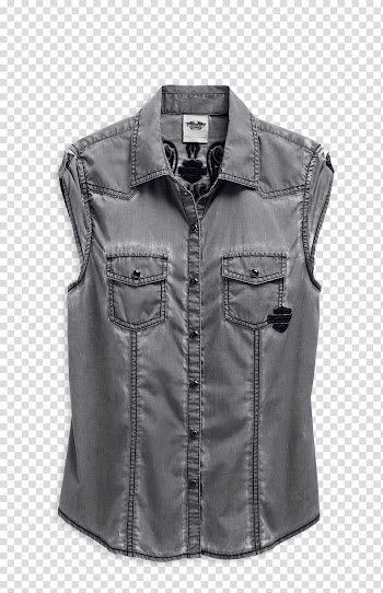 Blouse Clothing Harley-Davidson Sleeve Gilets, Harley transparent background PNG clipart