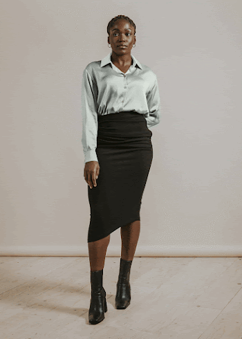 Blouse mockup, editable women's formal | Free PSD Mockup - rawpixel