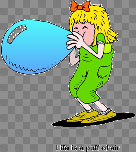 Blowing Up Balloon Clipart