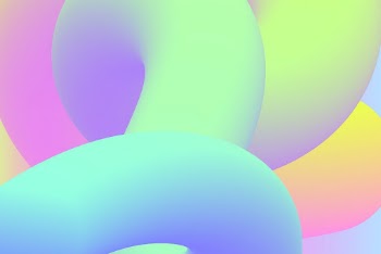 Blue 3D gradient background, colorful | Free Vector - rawpixel