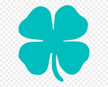 Blue 4 Leaf Clover Png