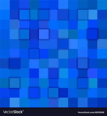 Blue abstract 3d cube background vector image