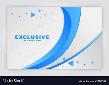Blue abstract background vector image