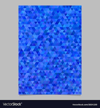 Blue abstract brochure template design vector image