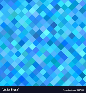 Blue abstract diagonal square pattern background vector image