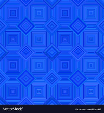 Blue abstract diagonal square tile mosaic pattern vector image