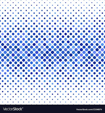Blue abstract dot pattern background design vector image