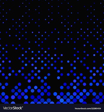 Blue abstract geometric circle pattern background vector image