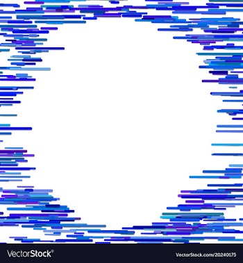 Blue abstract horizontal stripe background design vector image