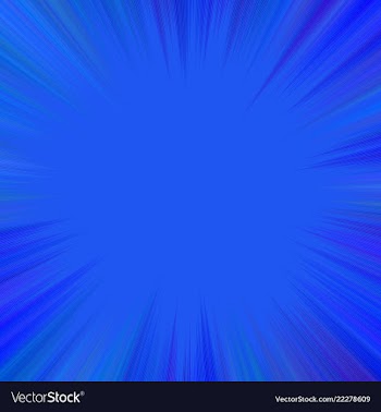 Blue abstract hypnotic star burst background vector image
